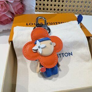 Louis Vuitton Vivienne Flower Key Chain Charm